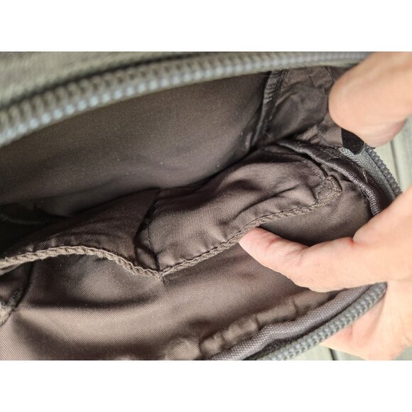 Mygreen Canvas Crossbody Shoulder Bag Messenger Work Small Gray 3 Compartments - Picture 6 of 10